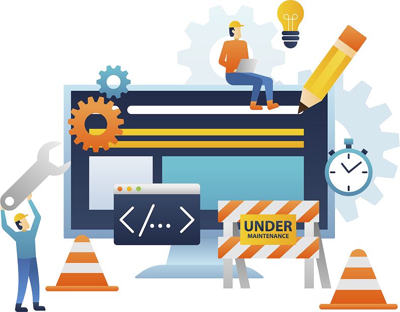 Under Maintenance Illustration